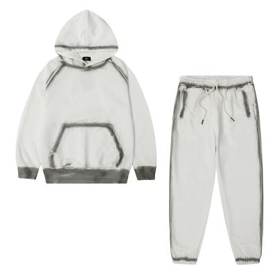 China 2021 Wholesale Anti-shrink Autumn Unisex Sweat Suits Terry Cotton Throw Bone Bite Kids Sweat Suits for sale