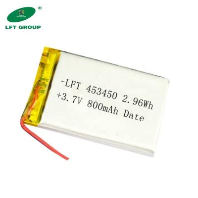 China Household Appliances Professinal 453450 3.7v 800mah Li Ion Rechargeable Battery For Beauty Equipment And Classic 4th Generation for sale