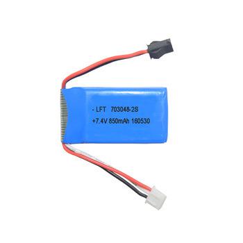 China Toys uppower UAV airplane 7.4V 3.7V/850mah lithium Li-ion battery with high discharge rate 30C for sale