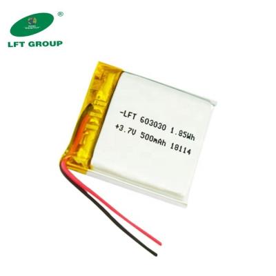 China Toys 603030 Rechargeable Battery 3.7v 500ma Lithium Polymer Battery For iPod Touch 5 for sale