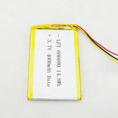 China Home Appliances China Factory 606090 7.4V 3.7v Li-ion Polymer Battery Li-polymer 4000mah For Tablet PC for sale