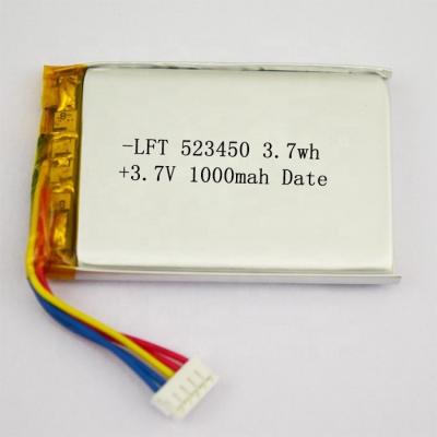 China 523450 Cell 600mah Battery Lipo Battery Small And Thin 3.7v Digital Digital for sale