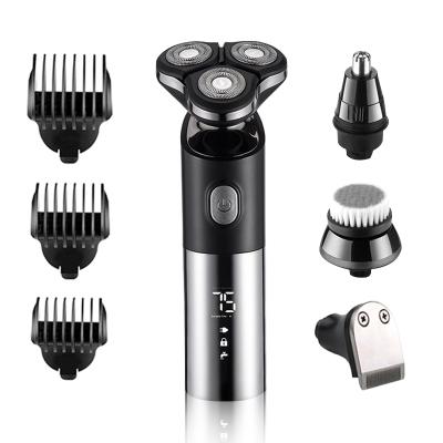 China Triple Blade 4D IPX7 Waterproof Electric 5 In 1 USB Rechargeable Electric Shavers For Men for sale