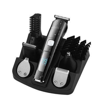 China Car Professional Hair Clippers Cordless LCD Display Hair Trimmer For Men Hair Cutter Machine for sale