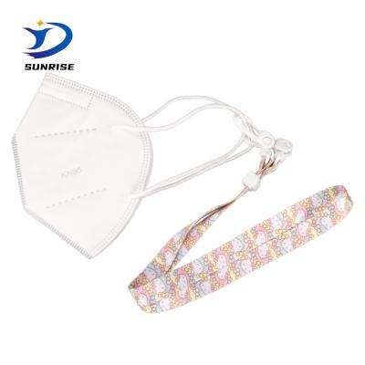 China 2020 Popular Adjustable Anti-lost Adjustable Cartoon Holder Custom Masking Lanyard For Kids for sale