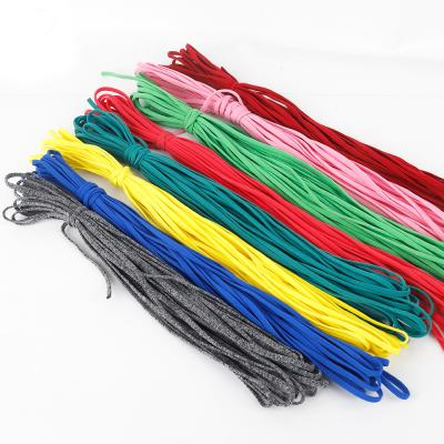 China Wholesale 3mm Rubber Bands 3.5mm 4mm Earloop Elastic 5mm Flat for Face Masking for sale