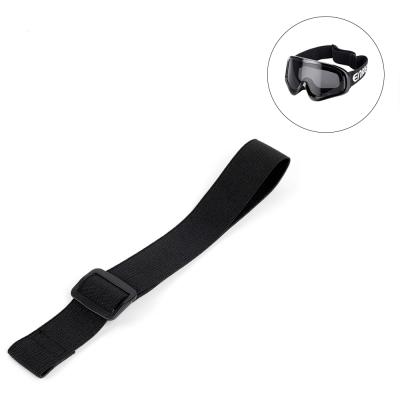 China Elastic Factory Custom Logo Adjustable Elastic Strap for Ski Googgles VR Glasses for sale