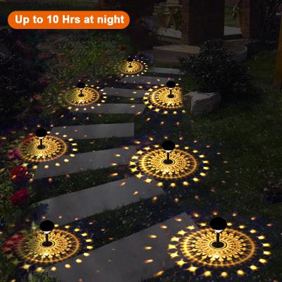 China New Arrival Fancy Patterns Super Bright Solar Lights Waterproof Outdoor Solar Light Garden Pathway Patio Yard for sale