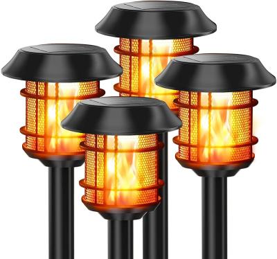 China New Outdoor LANDSCAPE Solar Flame Lights 36 LED Solar Torch Light With Flickering Effect And Metal Mesh For Landscape Yard Camping Flame for sale