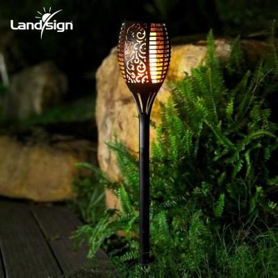 China 96 LED Solar Garden Light Flashing Flare Solar Torch Light Waterproof Outdoor Lighting Landscape Decoration Garden Terrace for sale