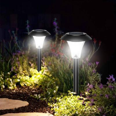 China Beautiful Net On The Floor Lighting Amazon Bright Solar Lights For Backyard Pathway Classic Umbrella Lantern Shape Stake Solar Lights Outdoor Garden for sale