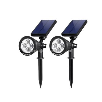 China Outdoor Solar Spot Light Lamp Garden LED Garden Lawn Landscape Spotlight Light for sale