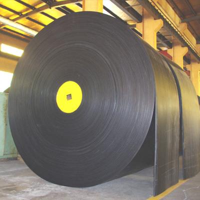 China High Quality Heat Resistant Industrial Rubber Conveyor Belt For Quarry And Ore Crusher for sale