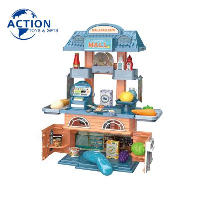 China PP 2022 Toy Sets Pretend Play Happy Cooking Vegetable Set Accessories Children Food Model Kids Big Kitchen Toys for sale