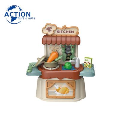 China Newest PP Kids Toys Cooking Set Kitchen Toys Cooking Set Custom Made For Kids Educational Toy Pretend Cooking Game Children's Play Set for sale