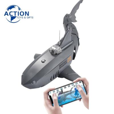 China RC Hobby 2.4G WiFi Shark Toy Waterproof Swimming Shark With Camera RC Remote Control Shark For Swimming Pool Best Gift For Boy for sale