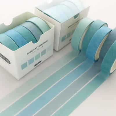 China Waterproof Decorative Custom Printed Washi Tape Set For DIY Crafts And Gift Wrapping for sale