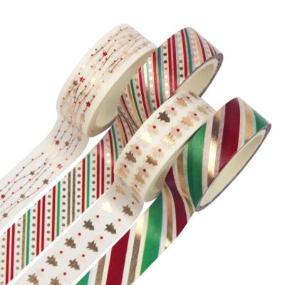 China China Factory Waterproof Stamp Custom Printing Washi Tape Christmas Thank You Holiday Washi Tape for sale