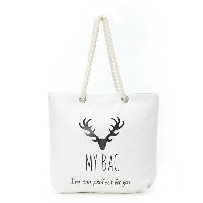 China 100% Plain Canvas Customized Cheap Eco-friendly Logo Canvas Shoulder Bag Cotton Tote Bag for sale