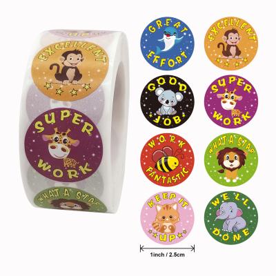 China Custom Waterproof Sticker Label Flower Thank You Packaging Stickers 500 PCS Sear Sticker Decorative Lable for sale