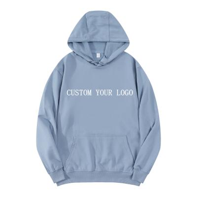 China Anti-wrinkle OEM Men's Sweatshirt Long Sleeve Printed Pullover Custom Hoodie Plus Size Mens Hoodies and Sweatshirts for sale