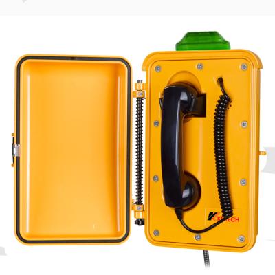 China Blue Light Weight Aluminum Alloy Stations IP66 Heavy Duty Phone Weatherproof Phones For Tunnels for sale