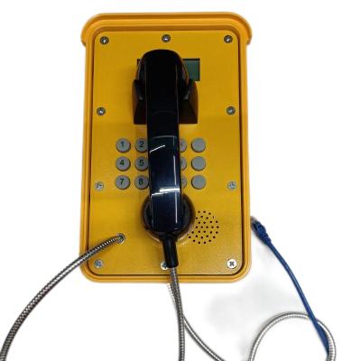 China Aluminum Alloy Die Casting VOIP Phone OEM ODM Phone Road SOS Phone KNTECH Yellow Emergency Phone Roadside Phone KNSP-16 VOIP SUP Handset liquid crystal display for sale