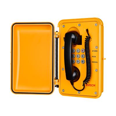 China Heavy Duty Aluminum Soothe Emergency IP Telephone Water Proof Outdoor Phones With IP66 Protection Door Cover KNSP-01T3J for sale