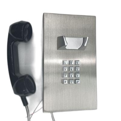 China SUS304 KNZD-10 Emergency Telephone Keypad Fixed Indoor Handheld Outdoor CE ETL PAPX Analog SOS IP55 Prison Phone Dust Proof Phone for sale