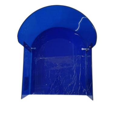 China RF-11 KNTECH Gazebo Public Telephone Booth Public Telephone Noise Canceling Pavilion Outdoor Roof Noise Abatement Transparent Blue ABS for sale