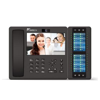 China For Business and Conference Video IP Phone VoIP Desk Phone Two Way SIP Phones for Business and Conference for sale