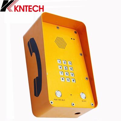 China Metro/tunnel/marine/road/factory/etc. KNTECH With or Without Optional Industrial Keypad SUS304 KNZD-09A-1 Industrial Outdoor SIP SOS Phone for sale