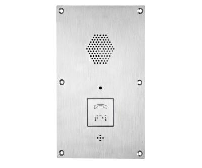 China KNSD-100 Stainless Steel VoIP Handsfree Order Dial Elevator Intercom/Analog Elevator Phone with Braille Button for sale