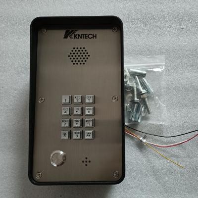 China Brand New Black Original Speed ​​Dial Phone Warranty Voice PAPX Product KNTECH Intercom Door Phone Door Access Control Analog for sale