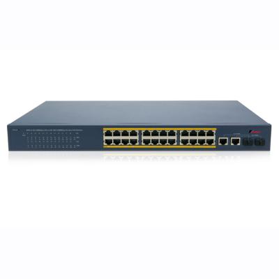 China KNTECh VoIP and IP-based phones using integrated IEEE 802.3af PoE KNPB-24 on all 24 unmanaged ports POE switches 440 x 350x 44 mm for sale