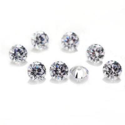 China Jewelry Making Manufacturer Direct Selling Quality Natural Loose Moissanite Diamonds In Round Shape for sale