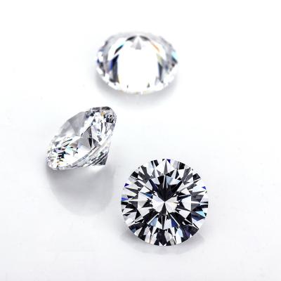 China Jewelry Making Cheap Cost Effective Round Cut Moissanite Small Diamonds White Sparkling Diamonds for sale