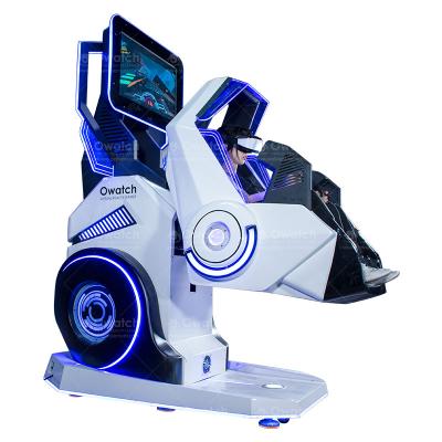 China New Design 9D Virtual Reality Racing Game 360 ​​Degree Rotation VR Motion Chair For Theme Park L 1.78*W 1.04*H 2.3M for sale