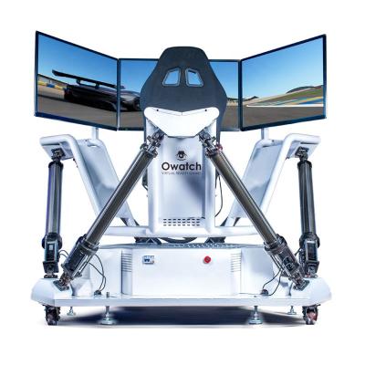 China NEW Virtual Entertainment 9D VR Racing Simulator Machine Three Screen 2.2 x 2.45 x 2.1m for sale