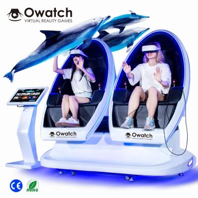 China Exclusive System Virtual Reality 9D VR Cinema Motion Chair VR Pod For Game Center 208 x 125 x 208 cm for sale