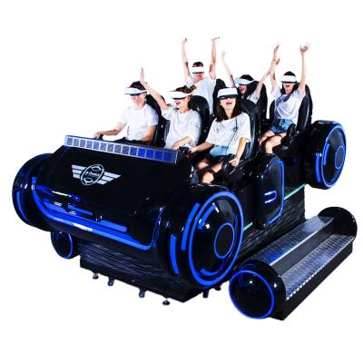 China Shopping Mall Family Member 9D VR Simulator VR Movie Theaters With 6 Seats For Entertainment for sale