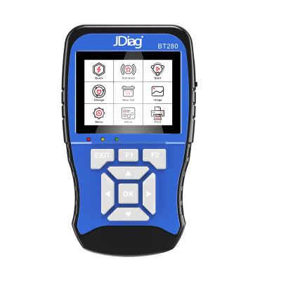 China Universal Cars Good Quality JDiag BT280 Car Battery Tester 12V Digital Auto Battery Analyzer for sale