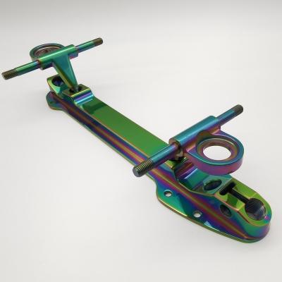 China Aluminum 7mm or 8mm Axles Alu Plate Quad Skate Chassis Roller Skate Chassis Trucks for sale