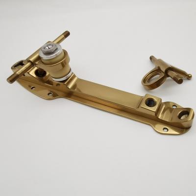 China QP-002 Quadruple Aluminum Roller 7 Series Aluminum Skid Plate Chassis for sale