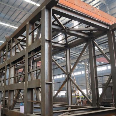 China Steel Structure Box Frame Prefabricated Heavy Duty Steel Structure Box Frame And Platform Project for sale