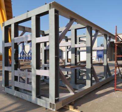 China Frame Part ASTM Metal Frame Structure Construction Skid Welded Construction For Power Industry for sale