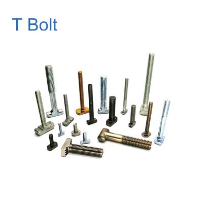 China Professional High Reliability M42 Hexagon T Track Bolt Hex Bolt Nut Bolt Made in China for sale