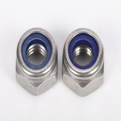 China Din985 Heavy Industry Din985 Heavy Industry GB ANSI Din ISO Hexagon Lock Stainless Steel Metric Nut Anodized for sale