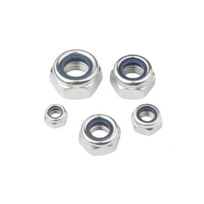 China Manufacturers High Reliability Stainless Hex Lock Nut Chinese M12 Hexagon Insert Nut for sale