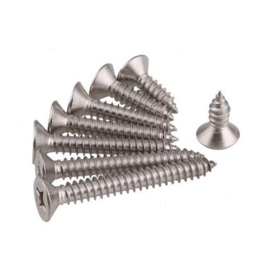 China High Reliability Jiangsu Main Metal China Countersunk Tapping Screws For Wood Construction for sale